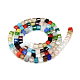 Faceted Transparent Glass Cube Beads Strands GLAA-R163-8c8-01-2