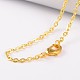 Iron Cable Chain Necklaces Making NJEW-JN01538-03-2