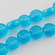 Chapelets de perles en verre mate FGLA-R038-8mm-03-1