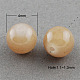 Fili di perline giada di vetro imitato DGLA-S076-4mm-28-1