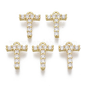 Латунные микро проложить кубического циркония подвески KK-T060-05-T-G-NF