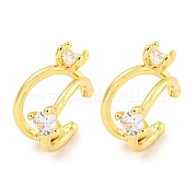 Серьги-манжеты из циркония EJEW-C104-157G