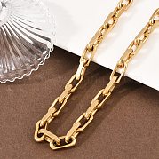 Цепочки-скрепки из нержавеющей стали 304 NJEW-Z105-01G