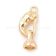 Латуни крюка и S-крючок застежки KK-C080-09G