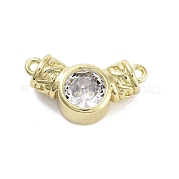 Латунные микропаве прозрачные кубические циркониевые подвески KK-M293-48G