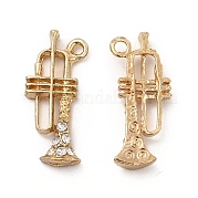 Подвески из сплава со стразами ALRI-M006-07G