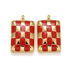 Подвески из латуни с эмалью в стойку&nbsp;KK-F832-03-G