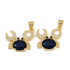 Латунные микро проложить кубического циркония подвески KK-A257-18G