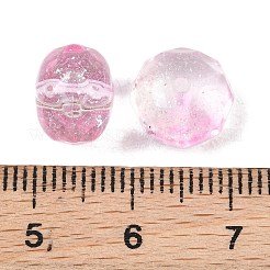 Perline acriliche trasparenti bicolore&nbsp;AC-CBAE44E-01A-04