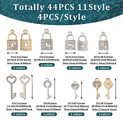 Подвески из сплава 40шт 10 стиля RB-KS0001-01