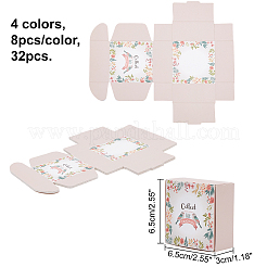 32 Stück Bonbonschachteln aus Papier in 4 Farben&nbsp;CON-AR0001-05