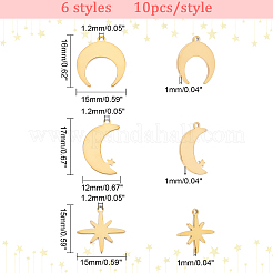 60 шт. 6 подвески из нержавеющей стали 304 STAS-DC0009-73