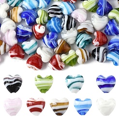 Бусы лэмпворк ручной работы LAMP-YW0002-02A