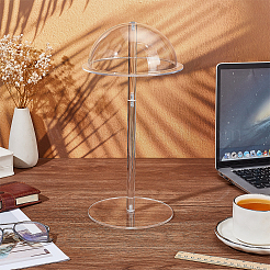 Демонстрация акриловой шляпы/парика&nbsp;ODIS-WH0079-032B-01