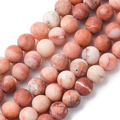 Chapelets de perles en aventurine rose naturel&nbsp;LS-G-G716-01-6mm