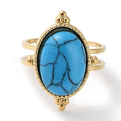 Ионное покрытие (IP) кольцо из нержавеющей стали 304 RJEW-B059-06G-05