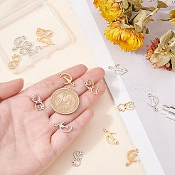 16 шт. 4-х стилевых соединительных звеньев/коннекторов из нержавеющей стали 201&nbsp;STAS-DC0001-73