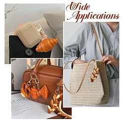 1 набор из 4 шт. 4 стилей брелоков в виде хлеба с имитацией щелочной воды&nbsp;ST-CJ0028-10