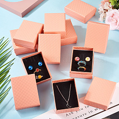 Подарочные коробки для хранения из фактурного картона с ромбами&nbsp;CON-TAC0010-03A-05