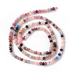 Природные смешанные камень бисер пряди G-F717-03