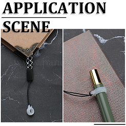 60шт. 2-х стильный силиконовый кулон SIL-GF0001-42C