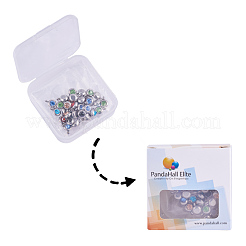 Модные оригинальные подвески-шармы из нержавеющей стали класса А 304 цвета со стразами RB-PH0008-04