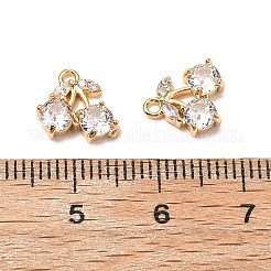Латунные микро проложить кубического циркония подвески&nbsp;KK-A259-22G-01