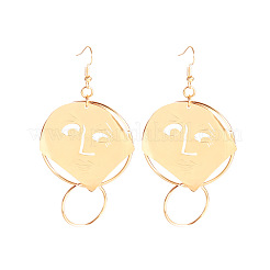 Pendientes colgantes de aleación para mujer&nbsp;WG8524E-01