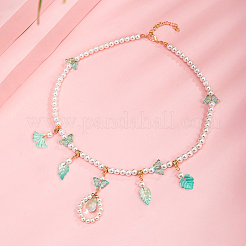 100шт прозрачные стеклянные подвески&nbsp;GLAA-CJ0001-89