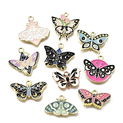 10шт 10 стиля подвески из сплава с эмалью&nbsp;ENAM-FP0002-30