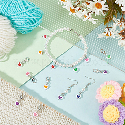 Акриловые маркеры для подвесок в виде сердечек HJEW-AB00607