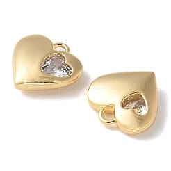Pendentifs en laiton zircon cubique transparent&nbsp;KK-Q031-44G-01