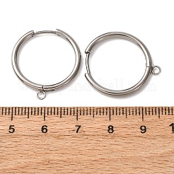 201 фурнитура для сережек-колец из нержавеющей стали&nbsp;STAS-D379-05A-P