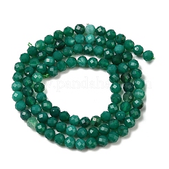 Натуральные бусины из зеленого оникса и агата (окрашенные и нагретые)&nbsp;X-G-D347-A04-4mm