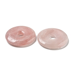 Pendentifs de quartz rose naturel&nbsp;G-P532-01A-01