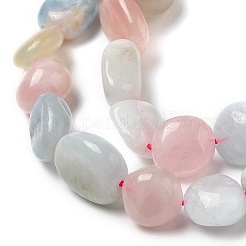 Природные морганит нитей бисера G-O186-B-03