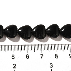 Натуральный черный обсидиан бисер пряди G-R190-10mm-66