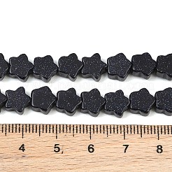 Synthetische blauen goldstone Perlen Stränge&nbsp;GG-CBA199E-C02-01