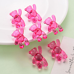 Прозрачные акриловые бусины MACR-S373-01B-906