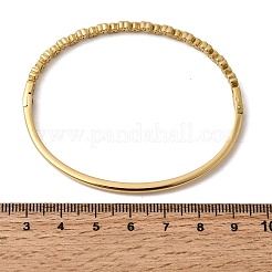Bracelets à charnière en acier inoxydable 304 avec strass pour femmes&nbsp;BJEW-B168-03B-G
