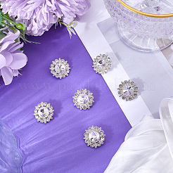 12 шт. пуговицы со стразами из сплава BUTT-GF0003-67