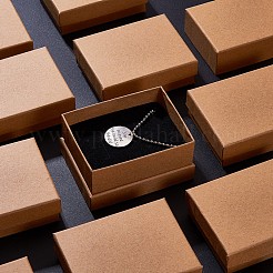 Коробки для ювелирных изделий из крафт-бумаги CBOX-R036-11A