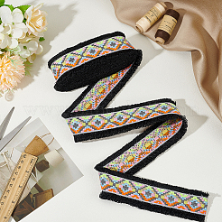 Жаккардовая лента из полиэстера&nbsp;OCOR-WH0085-77C