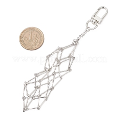Pochette en fer vide porte-pierre pendentif décoration&nbsp;RN-CJ7D46-P