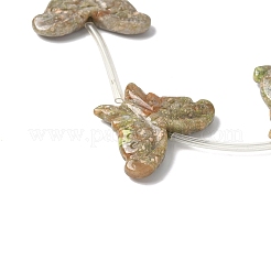 Природные Unakite бисер нитей G-B136-A05