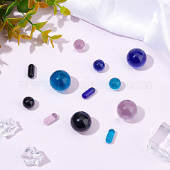 4 set di perline di vetro di 4 colori&nbsp;GLAA-GF0001-13