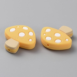 Perle focali in silicone ecologico per uso alimentare a forma di fungo&nbsp;SIL-SZC0003-04D