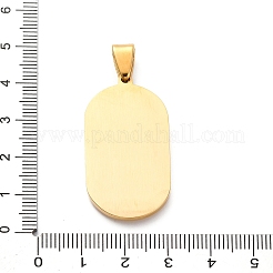 Подвески из нержавеющей стали 304 с микропаве из кубического циркония&nbsp;STAS-U043-25G