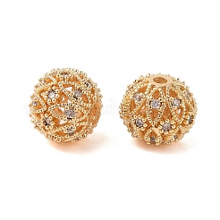 Латунные микропаве из прозрачного кубического циркония KK-B100-018G