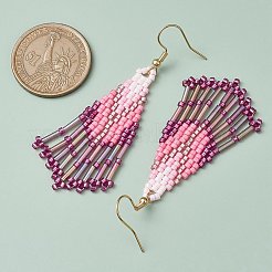 3 пара сережек-подвесок в стиле бохо из нержавеющей стали 304 EJEW-MZ00264-01